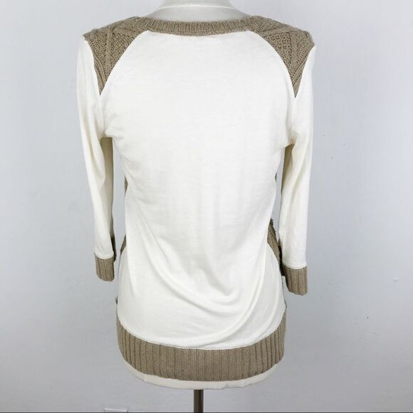 Anthropologie Pilcro Letterpress Med Cable Knit - Picture 6 of 8